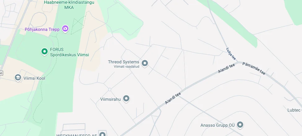 Map screen with location